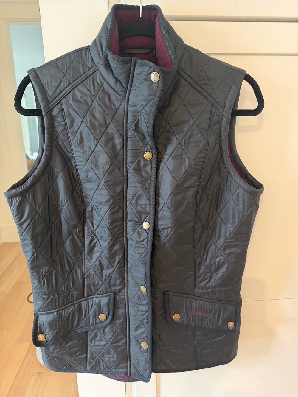 Quilted Women's Vest - Gray never worn like brand new